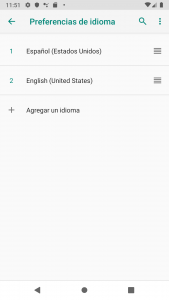 Set your preferred language in the app settings